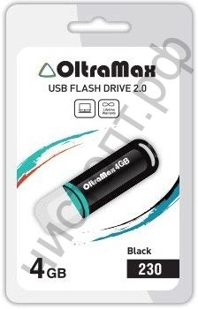 флэш-карта OltraMax 4GB 230  черный