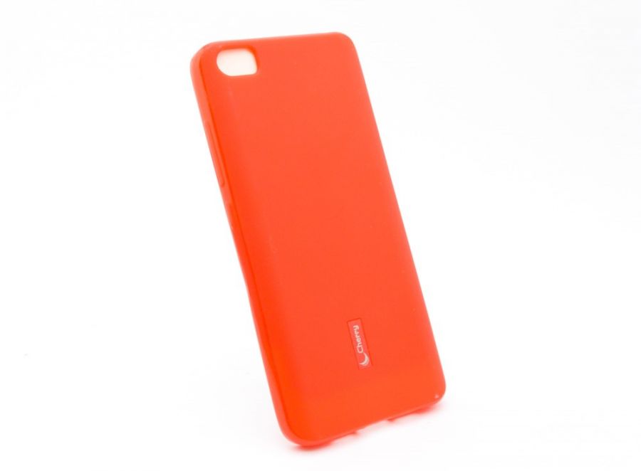 Накладка Cherry Xiaomi Mi5 силикон (red) + защитная плёнка