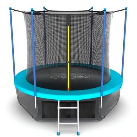 Батут с внутренней сеткой и лестницей Evo Jump Internal 10ft Wave