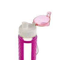Бутылка для воды с вакуумным клапаном (цвет розовый)_3