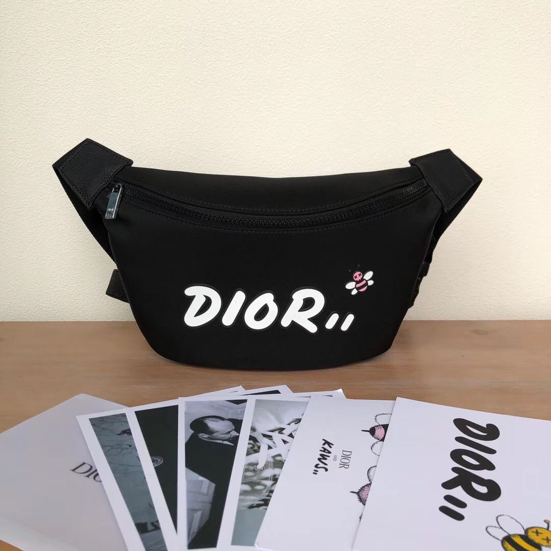 Поясная сумка Dior and Kaws