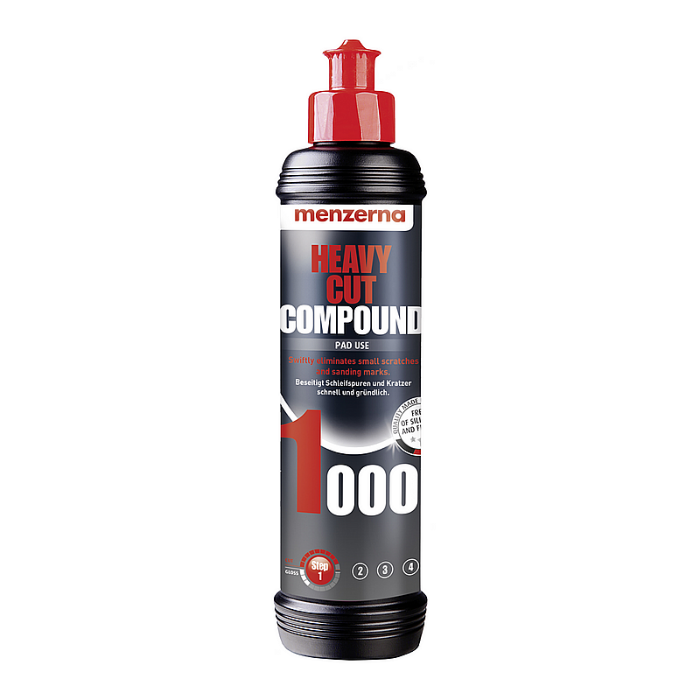 Menzerna Heavy Cut Compound 1000 Высокоабразивная полировальная паста, 250мл.