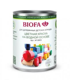 Краска для Деревянных Игрушек Biofa 8005 0.375л Шелковисто-Матовая / Биофа