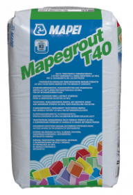 Ремонтная Смесь Mapei Mapegrout T40 25кг Безусадочная, Быстротвердеющая, Содержащая Полимерную Фибру