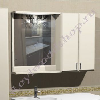 Зеркало-шкаф для ванной  "Глосси-С бюджет