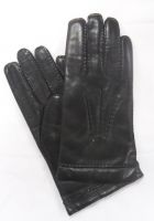 Перчатки зимние кожаные мужские HRAD 9132 (wool) black