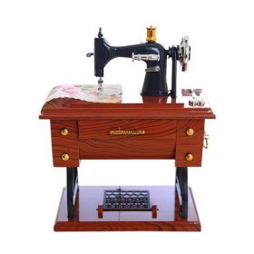 Винтажная мини-швейная машинка №3 (МУЗЫКАЛЬНАЯ)