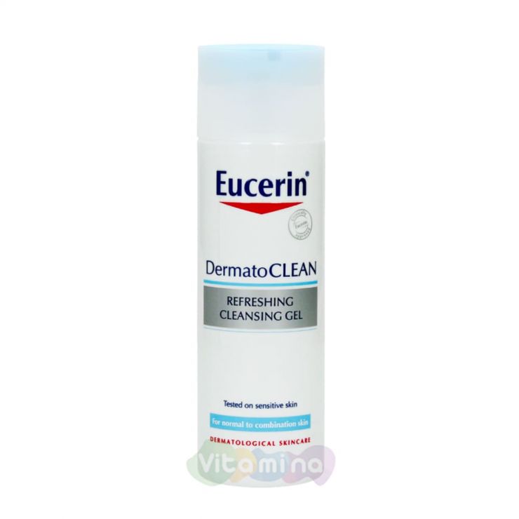 Eucerin Dermatoclean Гель для умывания освежающий и очищающий, 200 мл