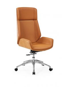Кресло руководителя TopChairs Crown коричневое