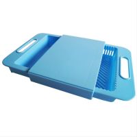 Многофункциональная разделочная доска Outdoor chopping board (цвет голубой)_2