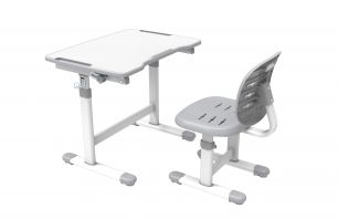 Комплект парта + стул трансформеры Omino Grey
