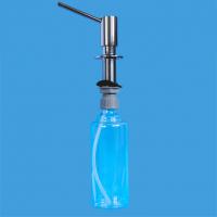 Диспенсер для жидкого мыла с латунной крышкой (дизайн "JAD"); цвет-хром
