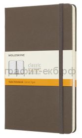 Книжка зап.Moleskine Large Classic линейка коричневая QP060P14