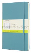 Книжка зап.Moleskine Large Classic нелинованная голубая P062B35