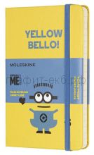 Книжка зап.Moleskine Pocket MINIONS линейка желтый LEMI01MM710M10