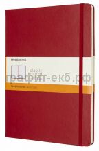 Книжка зап.Moleskine XLarge Classik линейка красная QP090F2