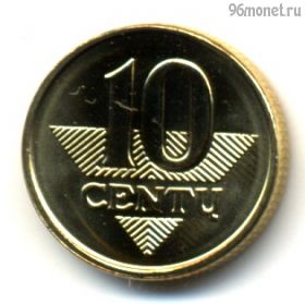 Литва 10 центов 2009