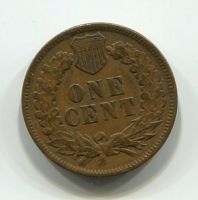 1 цент 1889 года США, XF