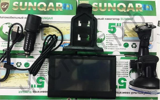 GPS Навигатор LCD SUNQAR 5.0"