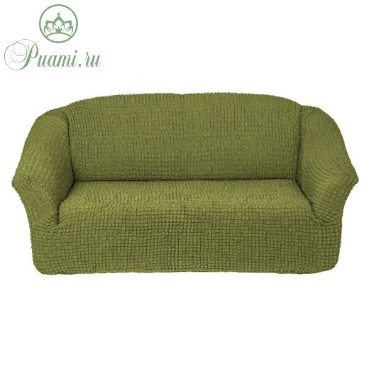 Чехол на 3х-местный диван без оборки,молодая зелень