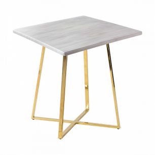 Стол Haku Gold 80x80 white wood 980404+170505white_wood