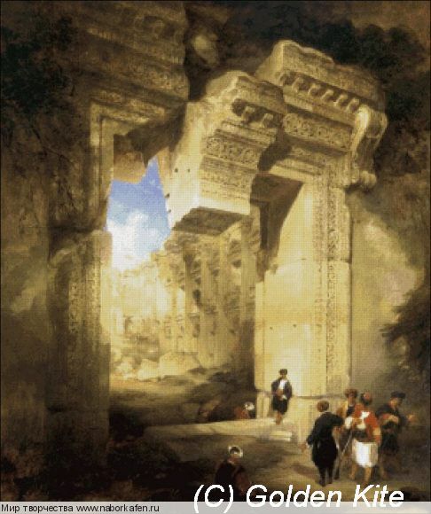 428 Gateway of the great temple at baalbec