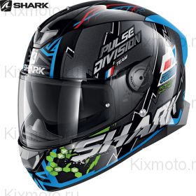 Шлем Shark Skwal 2 Noxxys, Черно-сине-зеленый