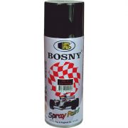Bosny Акриловая аэрозольная краска RAL Professional, название цвета "Черный", матовая, RAL 9005, объем 520мл.