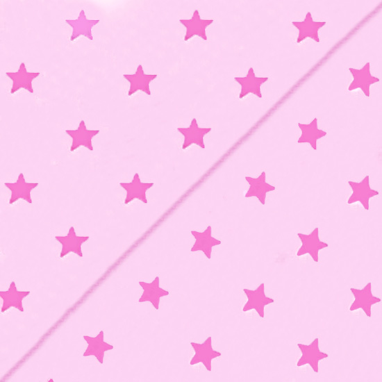 Хлопок со звёздами розовый 50х40см