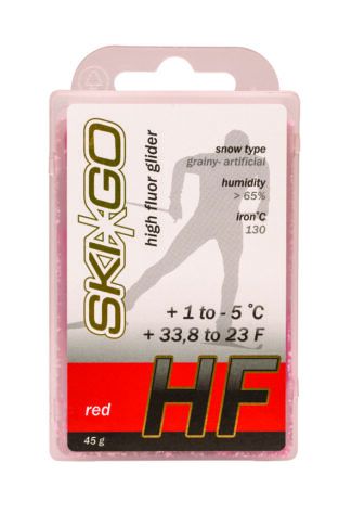 парафин skigo hf red высокофтористый +1/-5 45 gr