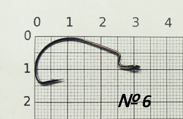 Крючок офсетный KUMHO BS-3315, увеличенное ушко (10 шт.)