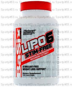 Lipo-6 stim-free (без кофеина) 60; 120  капс (Nutrex)