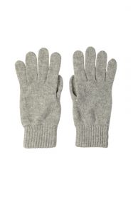 кашемировые перчатки мужские (100% драгоценный кашемир) , пепельный цвет SILVER MENS CASHMERE GLOVES