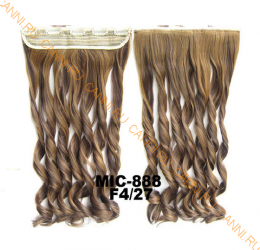 Искусственные термостойкие волосы на заколках на трессе волнистые №F4/27 (55 см) - 1 тресса, 100 гр.