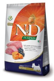 N&D Lamb Pumpkin & Blueberry Adult Mini (ягненок, тыква и черника для взрослых собак мелких пород)