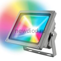 Прожектор светодиодный ULF-S01-10W/RGB/RC IP65 110-240В картон UNIEL