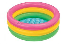 Надувной бассейн для детей от 1 до 3 лет Sunset Glow Baby Pool Intex 57107NP