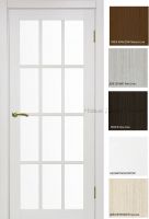 "Турин 542" Межкомнатная дверь со стеклом английская решетка