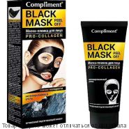 COMPLIMENT BLACK MASK Маска-пленка для лица CO-ENZYMES, 80мл, шт