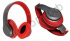 Bluetooth гарнитура стерео OT-ERB41 (OT-P15) Красный (bluetooth,FM,TF ,аккум ) складные