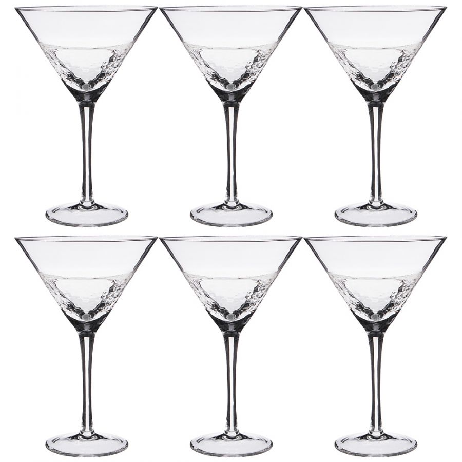 Набор бокалов для мартини 6 шт. "Айсберг" 350мл., h=19см.