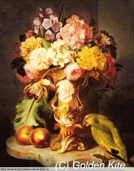 1782 A Still Life with a Vase of Flowers (large)