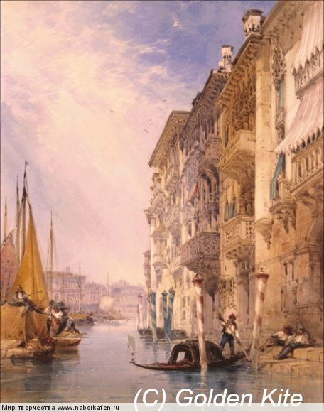 1787 A Gondola on the Grand Canal, Venice