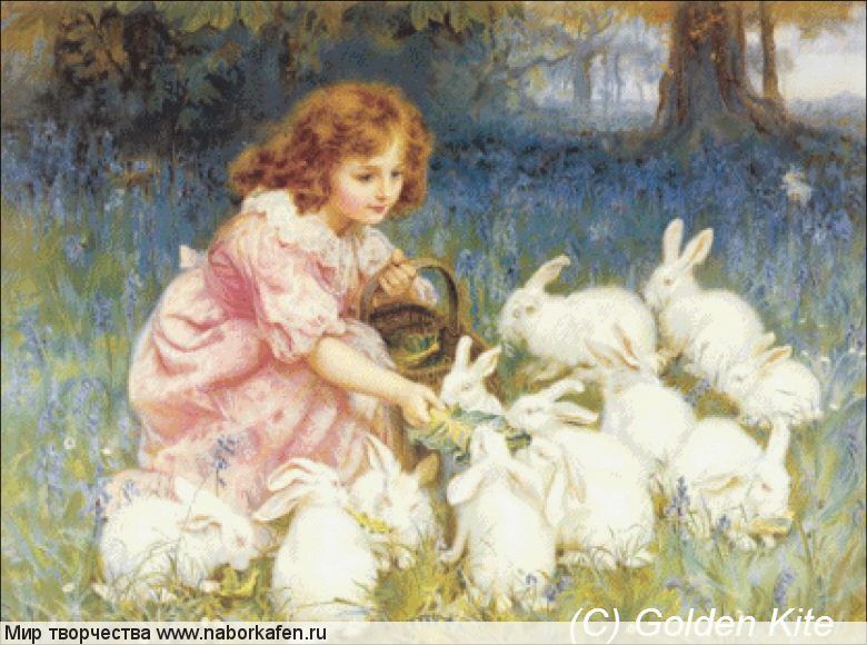 1817 Feeding the Rabbits