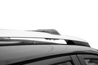 Багажник на рейлинги Toyota RAV4 2013-..., Lux Hunter L54-B, черный, крыловидные аэродуги