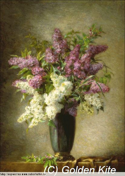 1886 A Still Life with Lilacs in a Vase (small)