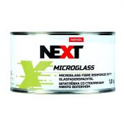 Novol Next Microglass Шпатлевка со стекловолокном, объем 1,8кг.