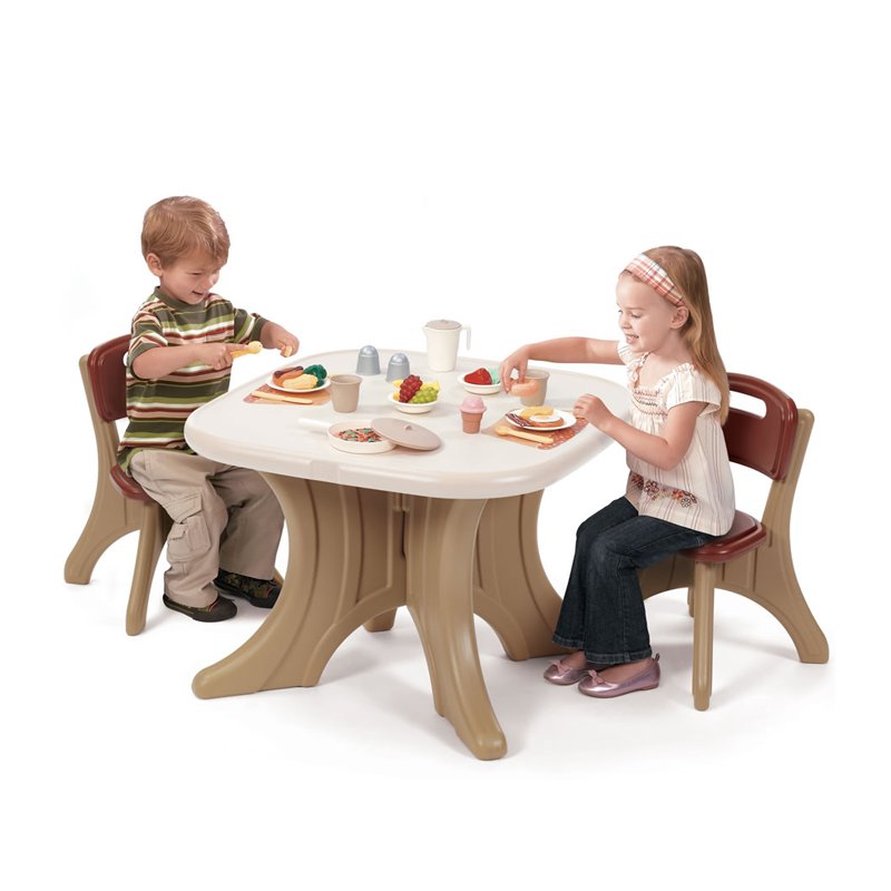 Набор: стол и 2 стула KITCHEN TABLE & CHAIRS, Step2 810600