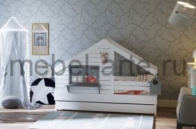 Кровать домик 6 с выкатанным спальным местом