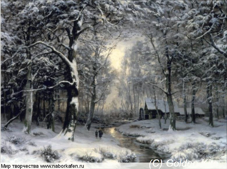 2157 A Wooded Winter Landscape (large)
